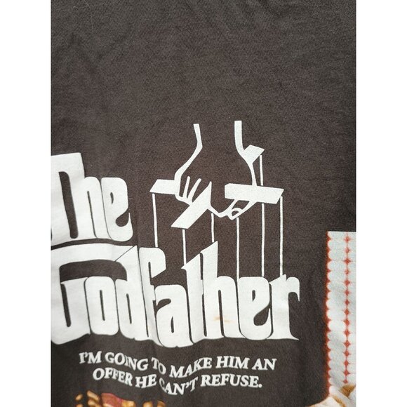 The Godfather Graphic T-Shirt Black Short Sleeve 100% Cotton Mens Size L - Picture 8 of 8